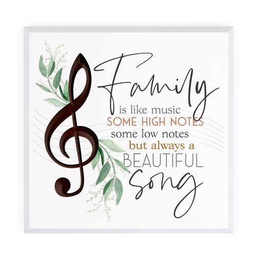 Family is like music [4]