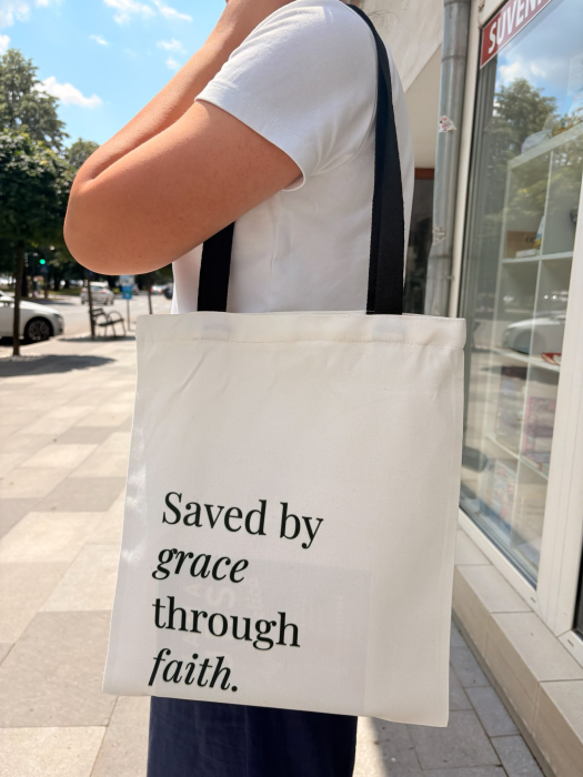 Geanta de panza - Saved by grace through faith [2]