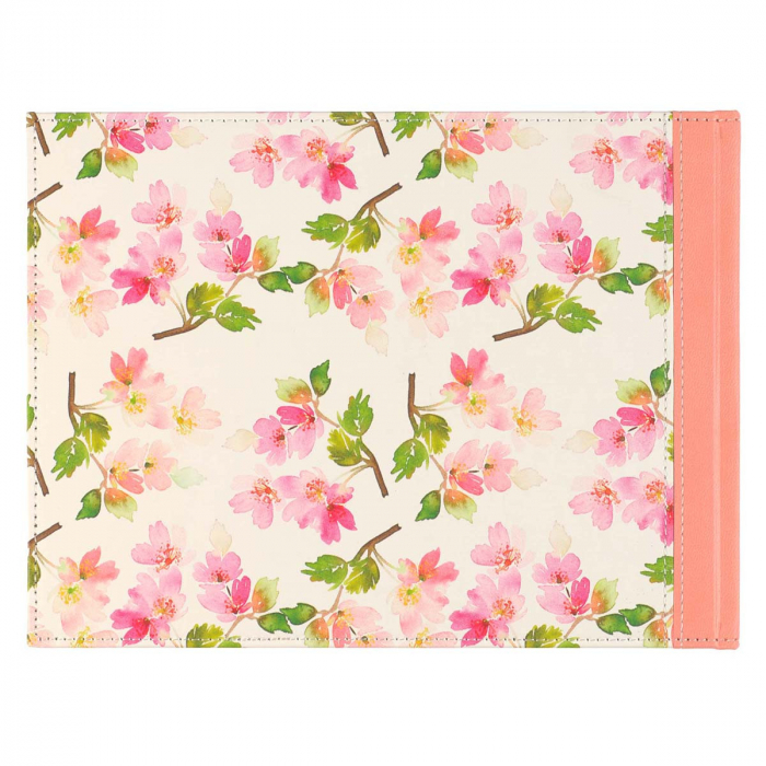 Floral Medium Pink Faux Leather [2]