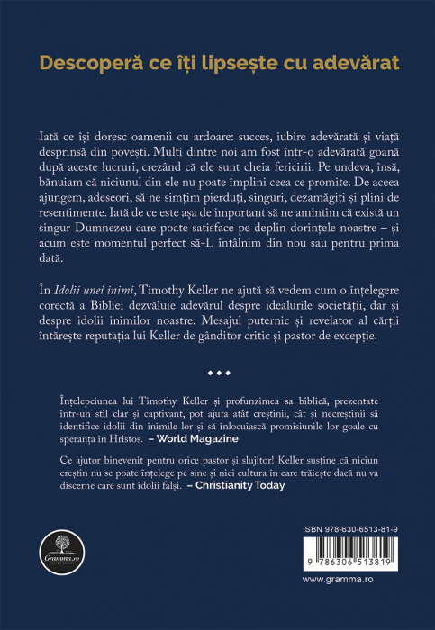 Idolii unei inimi - promisiunile desarte ale banilor, sexului si puterii si Singura Nadejde care conteaza [2]