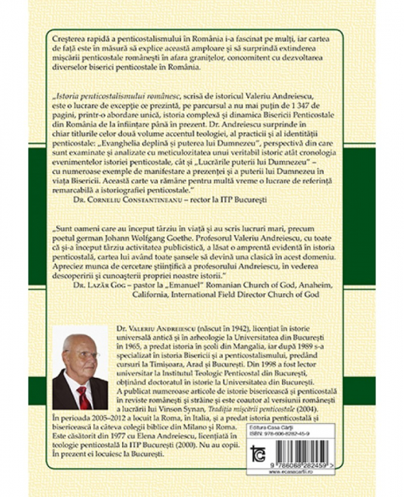 Istoria penticostalismului romanesc. Volumul 2. Lucrarile puterii lui Dumnezeu [2]
