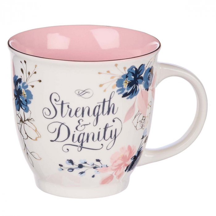 Strength & Dignity Pink and Blue Floral [1]
