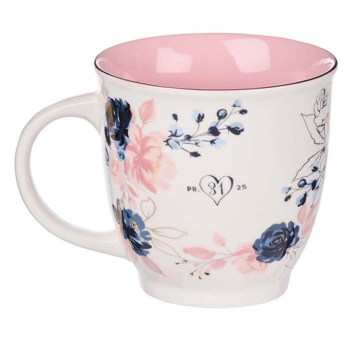 Strength & Dignity Pink and Blue Floral [2]