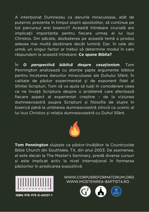 O perspectivă Biblică despre cesaționism [2]