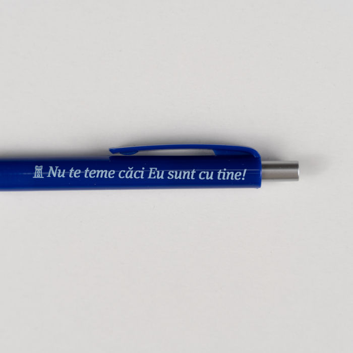 Pix plastic - albastru - Nu te teme caci Eu sunt cu tine [1]