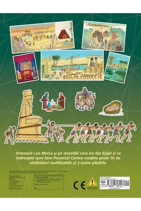 Povestea lui Moise - carte cu abțibilduri reutilizabile [2]