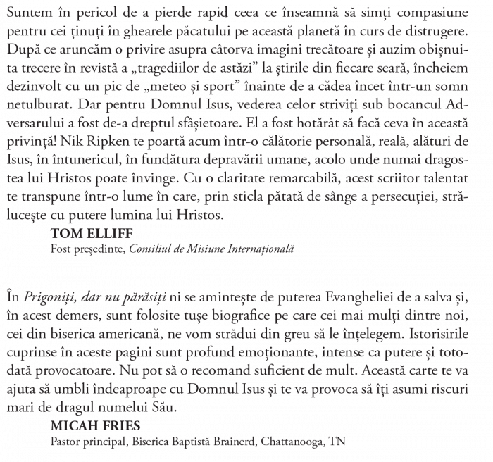 Prigoniti, dar nu parasiti [7]