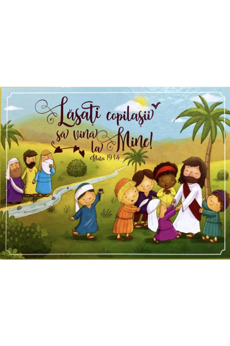 Puzzle 48 de piese - Isus binecuvanteaza copiii [3]