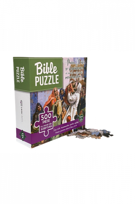 Puzzle 500 de piese - Isus este recunoscator pentru copilasi [2]