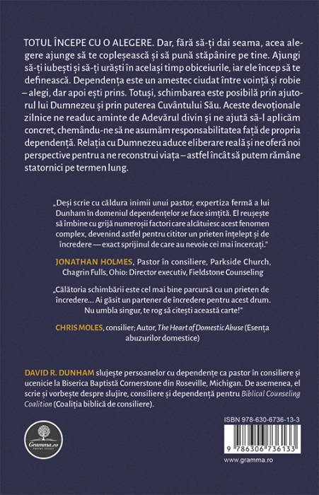 Schimbare pe bune - inlatura obiceiurile ce dau dependenta - un devotional de 31 de zile [2]