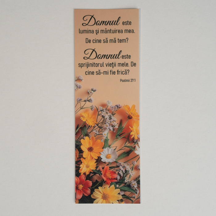 Semn de carte -  Domnul este lumina si mântuirea mea [1]