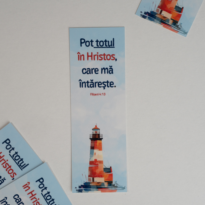 Semn de carte -  Pot totul în Hristos [1]