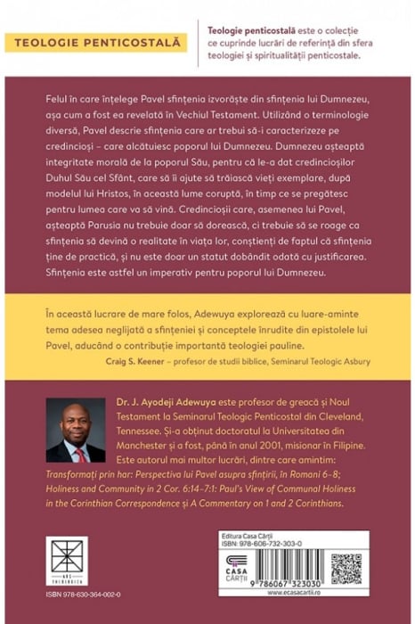 Sfințenia în epistolele pauline [2]