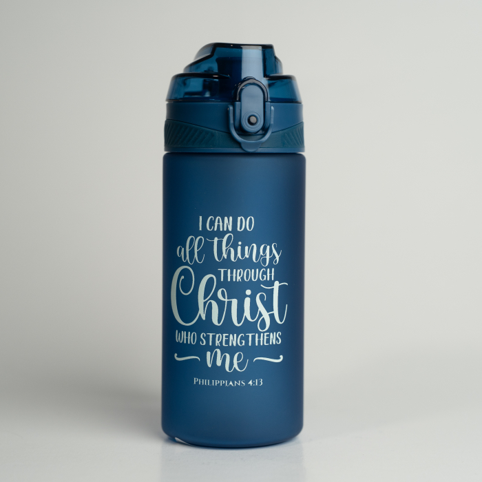 Sticla din tritan - I can do all - Navy [2]