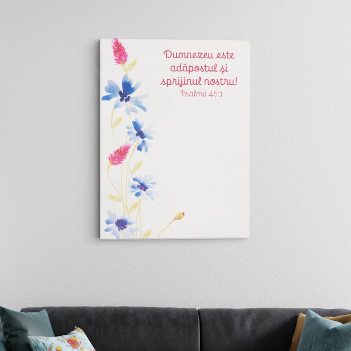 Tablou canvas - Dumnezeu este adapostul... [3]