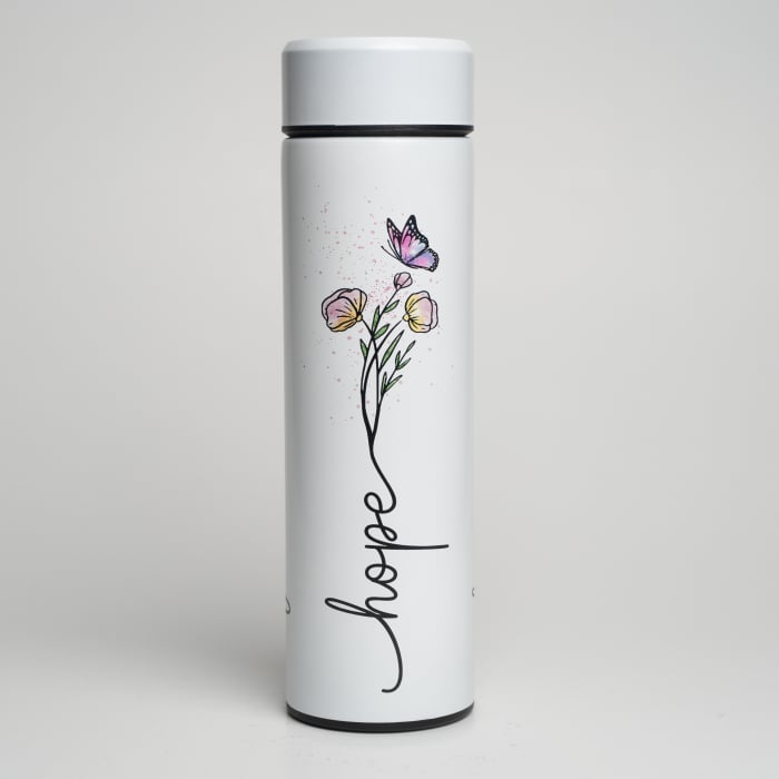 Termos cu sita pentru ceai - Faith-Hope-Love (425 ml) [3]