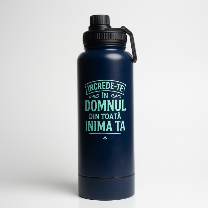 Termos - Încrede-te în Domnul - albastru - 1000 ml [2]