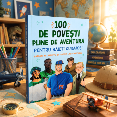 Carti - 100 de povești pline de aventură pentru băieți curajoși