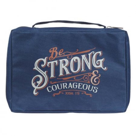 Be Strong & Courageous Navy Joshua 1:9 [0]