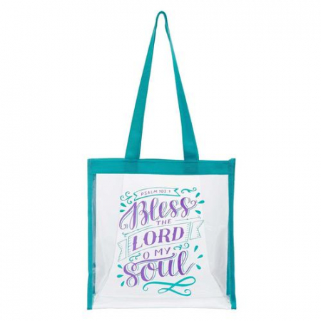 Bless The Lord Clear Tote Bag - Psalm 10 [0]