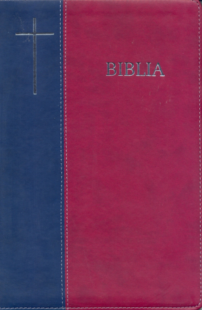 Mari - Biblia SBIR (Rosu/Albastru) mare - fermoar