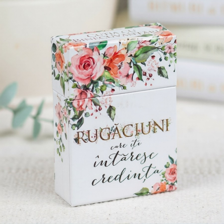 Cadouri - 50 rugăciuni care îți întăresc credința – cutie carduri