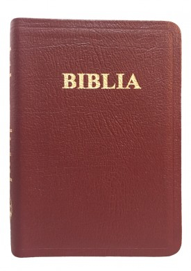 Biblii - Biblie mica de lux, fara fermoar, cu margini aurii si index de cautare, VISINIE