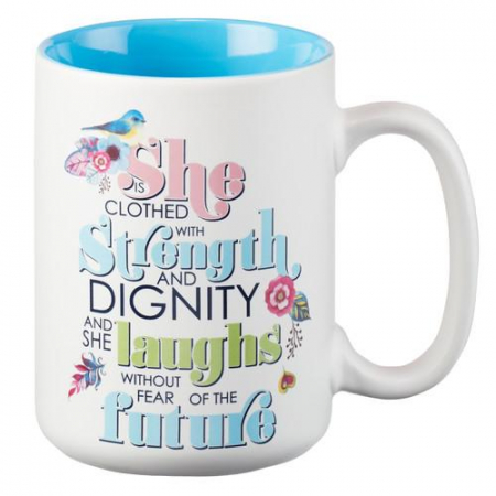 cani ceramica - She is clothed with strength