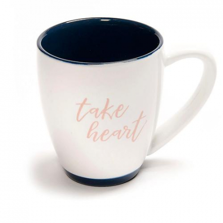 cani ceramica - take heart coffee mug