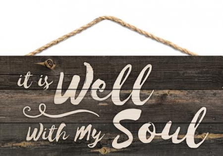 Tablouri din lemn - It is well with my soul