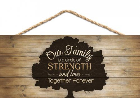 Our family is a circle of strength [0]