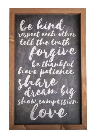 Produse din lemn - Be kind - Forgive - Share - Love