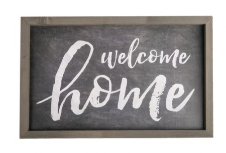Tablouri din lemn - Welcome home