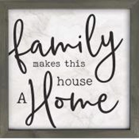 Tablouri din lemn - Family makes this house a home