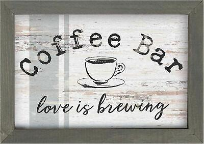 Tablouri din lemn - Coffee Bar - Love is brewing