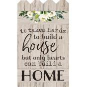 Produse din lemn - Only hearts can build a home