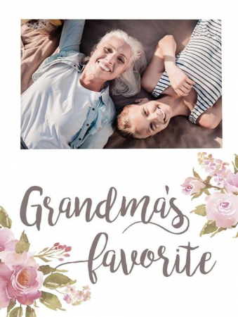 Ornament - Grandma's favorite - Photo 5 x 7,5 cm