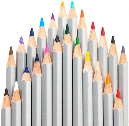 Set of 24 pencils incl. silver and gold [2]