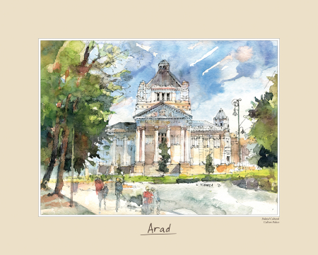 Suvenir - Tablou mare Arad 3 - 24 x 30 cm
