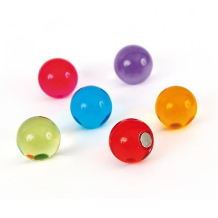 Magneti - Magnet utilitar - minge colorata - Bolla (6 buc/set)