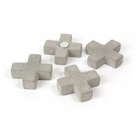 Magneti - Magneti - cruce ciment - CONCRETE CROSS (4 buc/set)
