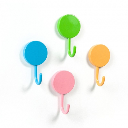 Foarte puternici - Magnet utilitar - carlig - COLOR HOOKS (4 buc/set)