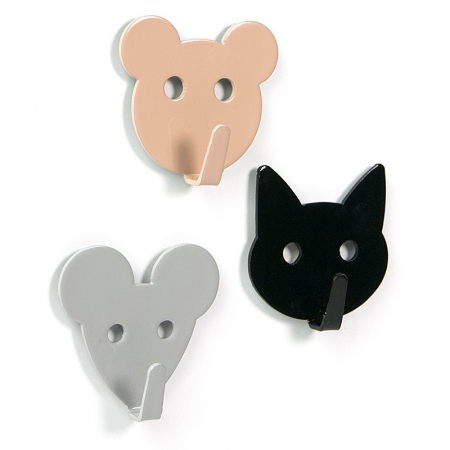 Foarte puternici - Magnet utilitar - carlig - ANIMAL HOOK (3 buc/set)