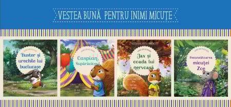 Pachet - Vestea buna pentru inimi micute [Zoe+Buster+Caspian+Jax] [4]
