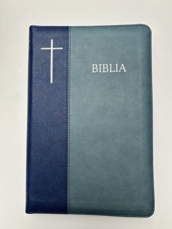 Coperta flexibila - Biblia Centenara 076ZTI Albastru