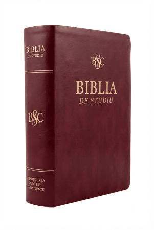 Biblia de studiu Cornilescu - piele ecologica bordo [2]