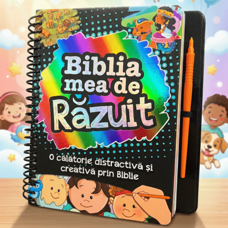 Carti - Biblia mea de răzuit: O călătorie distractivă și creativă prin Biblie