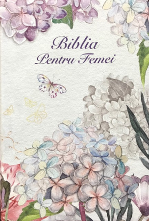 Coperta flexibila - Biblia pentru femei model Floral mare