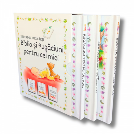 Biblii - Biblia si rugaciuni pentru cei mici - Set cadou cu 3 carti