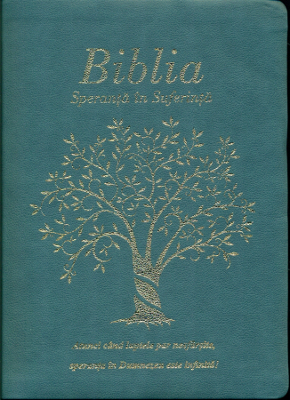 Coperta flexibila - Biblia Speranta in Suferinta - Albastru